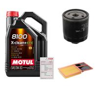 FEBI Controllo Set 5L MOTUL 8100 X-CLEAN 0W-30 Per VW Golf VI 1.4 Polo Seat