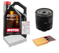 FEBI Controllo Set 5L MOTUL 8100 X-CLEAN 0W-30 Per VW Golf VI 1.4 Seat Leon