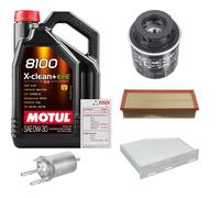 FEBI Controllo Set 5L MOTUL 8100 X-CLEAN 0W-30 Per VW Golf VI 1.4 TSI