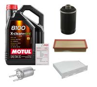 FEBI Controllo Set 5L MOTUL 8100 X-CLEAN 0W-30 Per VW Golf VI 2.0 GTI 1.8