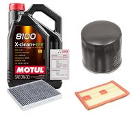 FEBI Controllo Set 5L MOTUL 8100 X-CLEAN 0W-30 Per VW Golf VII 1.4 TSI 1.2