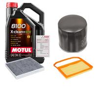 FEBI Controllo Set 5L MOTUL 8100 X-CLEAN 0W-30 Per VW Golf VII 1.4 TSI