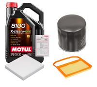 FEBI Controllo Set 5L MOTUL 8100 X-CLEAN 0W-30 Per VW Golf VII 1.4 TSI