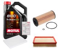 FEBI Controllo Set 5L MOTUL 8100 X-CLEAN 0W-30 Per VW Passat Variant 1.9 TDI