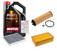FEBI Controllo Set 5L MOTUL 8100 X-CLEAN 0W-30 Per VW Passat Variant 2.0 TDI