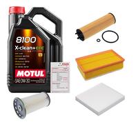 FEBI Controllo Set 5L MOTUL 8100 X-CLEAN 0W-30 Per VW Passat Variant 2.0 TDI