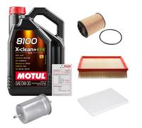 FEBI Controllo Set 5L MOTUL 8100 X-CLEAN 0W-30 Per VW Passat Variant 2.3 VR5