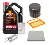 FEBI Controllo Set 5L MOTUL 8100 X-CLEAN 0W-30 Per VW Polo 1.0 Seat Ibiza IV
