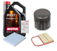 FEBI Controllo Set 5L MOTUL 8100 X-CLEAN 0W-30 Per VW Polo 1.0 Seat Ibiza V