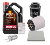 FEBI Controllo Set 5L MOTUL 8100 X-CLEAN 0W-30 Per VW Polo 1.2 TSI Seat
