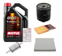 FEBI Controllo Set 5L MOTUL 8100 X-CLEAN 0W-30 Per VW Polo 1.4 16V