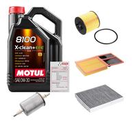 FEBI Controllo Set 5L MOTUL 8100 X-CLEAN 0W-30 Per VW Polo 1.6 16V Seat