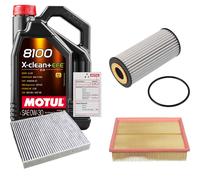 FEBI Controllo Set 5L MOTUL 8100 X-CLEAN 0W-30 Per VW Polo 1.8 GTI Seat