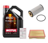 FEBI Controllo Set 5L MOTUL 8100 X-CLEAN 0W-30 Per VW Polo 1.8 GTI Seat