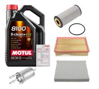 FEBI Controllo Set 5L MOTUL 8100 X-CLEAN 0W-30 Per VW Polo 1.8 GTI Seat