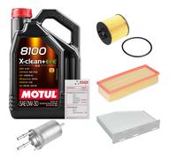 FEBI Controllo Set 5L MOTUL 8100 X-CLEAN 0W-30 Per VW Touran 1.4 TSI Golf