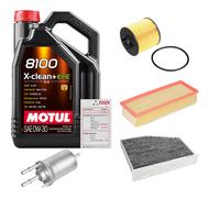 FEBI Controllo Set 5L MOTUL 8100 X-CLEAN 0W-30 Per VW Touran 1.4 TSI Golf