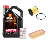 FEBI Controllo set 5L MOTUL 8100 X-CLEAN 0W-30 per VW Touran 1.4 TSI Tiguan