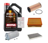 FEBI Controllo Set 5L MOTUL 8100 X-CLEAN EFE 5W-30 Per Audi A4 Avant 1.9 TDI