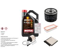 FEBI Controllo set 5L MOTUL 8100 X-CLEAN EFE 5W-30 per Dacia Duster