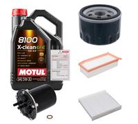 FEBI Controllo Set 5L MOTUL 8100 X-CLEAN EFE 5W-30 Per Dacia Logan II