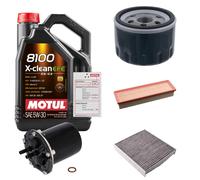 FEBI Controllo Set 5L MOTUL 8100 X-CLEAN EFE 5W-30 Per Dacia Logan II