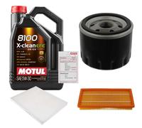 FEBI Controllo Set 5L MOTUL 8100 X-CLEAN EFE 5W-30 Per Fiat Bravo II 1.9 D
