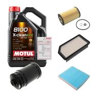 FEBI Controllo Set 5L MOTUL 8100 X-CLEAN EFE 5W-30 Per KIA Soul 1.6 CRDi 128