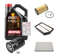 FEBI Controllo Set 5L MOTUL 8100 X-CLEAN EFE 5W-30 Per KIA Sportage 1.7 CRDi