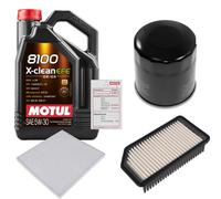 FEBI Controllo Set 5L MOTUL 8100 X-CLEAN EFE 5W-30 Per KIA Stonic 1.4 CVVT