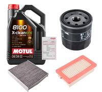 FEBI Controllo Set 5L MOTUL 8100 X-CLEAN EFE 5W-30 Per Nissan Micra V 1.5 dCi