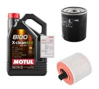FEBI Controllo Set 5L MOTUL 8100 X-CLEAN EFE 5W-30 Per Opel Astra K 1.4 Turbo