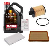 FEBI Controllo Set 5L MOTUL 8100 X-CLEAN EFE 5W-30 Per Opel Corsa D Van