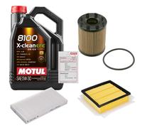 FEBI Controllo Set 5L MOTUL 8100 X-CLEAN EFE 5W-30 Per Opel Corsa D Van