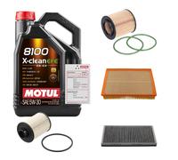 FEBI Controllo Set 5L MOTUL 8100 X-CLEAN EFE 5W-30 Per Opel Vectra C Caravan