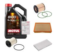 FEBI Controllo Set 5L MOTUL 8100 X-CLEAN EFE 5W-30 Per Opel Vectra C Caravan