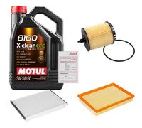 FEBI Controllo Set 5L MOTUL 8100 X-CLEAN EFE 5W-30 Per Opel Zafira B 2.2