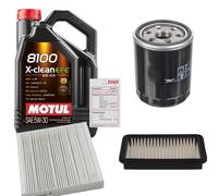 FEBI Controllo Set 5L MOTUL 8100 X-CLEAN EFE 5W-30 Per Suzuki SX4 1.6 VVT 4x4