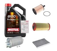 FEBI Controllo Set 5L MOTUL 8100 X-CLEAN EFE 5W-30 Per VW Lupo 1.4 TDI