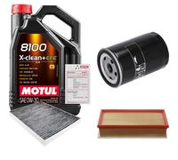 FEBI Controllo set 5L MOTUL 8100 X-PULIRE 0W-30 per VW Transporter Bus V 2.0