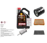 Febi Controllo Set 5L Motul 8100 x-Pulire Efe 5W-30 per . Opel