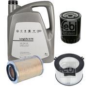 FEBI Controllo Set 5L VW 0W30 LONGLIFE III FE Per Transporter IV Kasten 1.9