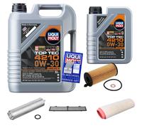 FEBI Controllo Set 6 L Liqui Moly Top Tec 4210 0W-30 Per BMW 3er Touring 320d