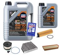 FEBI Controllo set 6 L Liqui Moly Top Tec 4210 0W-30 per Mercedes Classe E