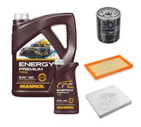 FEBI Controllo Set 6 L MANNOL 5W-30 Per Suzuki Vitara 1.6 AllGrip SX4