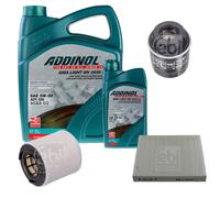FEBI Controllo Set 6L ADDINOL GIGA LIGHT MV 0530 LL Per Audi A1 8X1 8XK 1.2