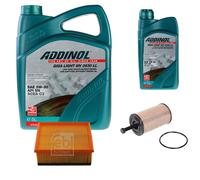 FEBI Controllo Set 6L ADDINOL GIGA LIGHT MV 0530 LL Per Peugeot 206 CC 2D