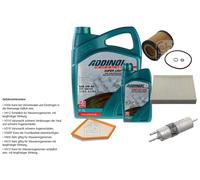 Febi Controllo Set 6L Addinol Super Light 0540 per BMW 3 Gran Turismo F34