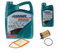 FEBI Controllo Set 6L ADDINOL SUPER LIGHT 0540 Per Citroën Jumpy Kasten