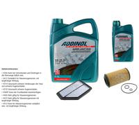 FEBI Controllo Set 6L ADDINOL SUPER LIGHT 0540 Per Honda CR-V III RE